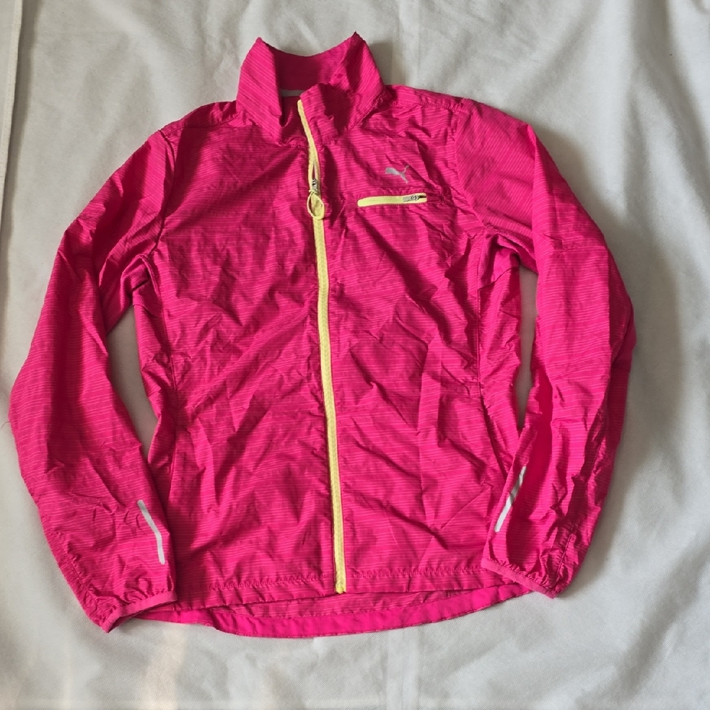 Puma Pink Wind Breaker Jacket